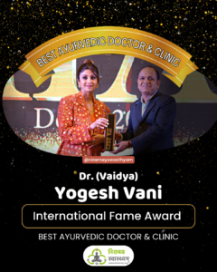 fame award winning vaidya yogesh vani